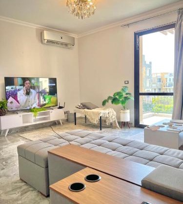 Panoramic View Luxury 2 Beds Hotel Apart - East Town Compound - Sodic - New Cairo - Cairo