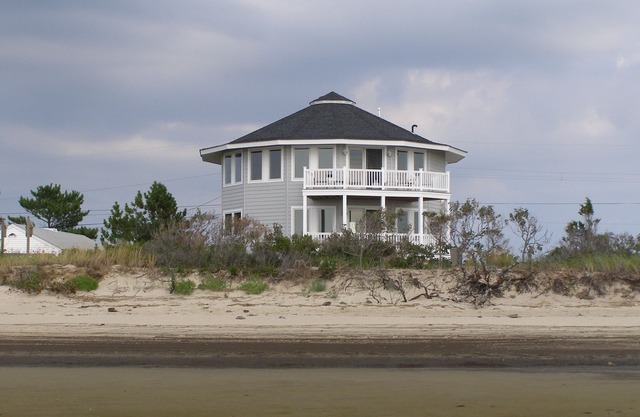 Vista panorámica de la bahía de Delaware
