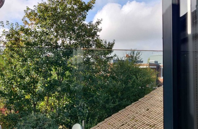 Peaceful and cosy double bed room with skylight in modernised Edwardian house.