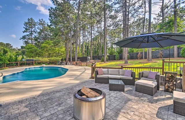 Peaceful Southern Pines Home with Pool and Yard!