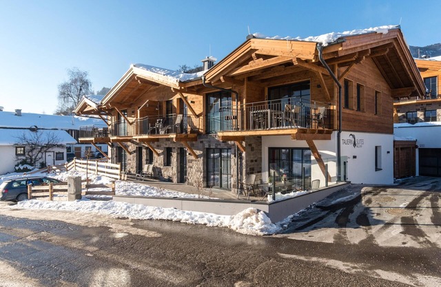 Penthouse near Kaprun with sauna & stunning views