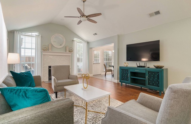 Perfect Flower Mound location- UPDATED 3 BR- Free EV Charging!