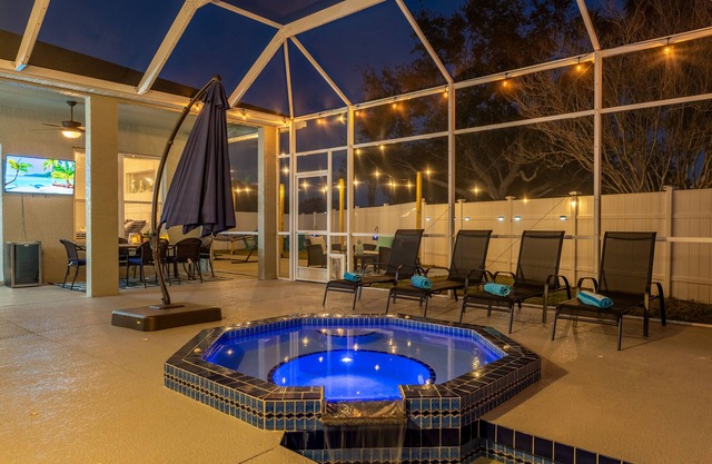 ⚓Pet friendly/ Private heated pool/spa w/fire pit!⚓🐕🌅