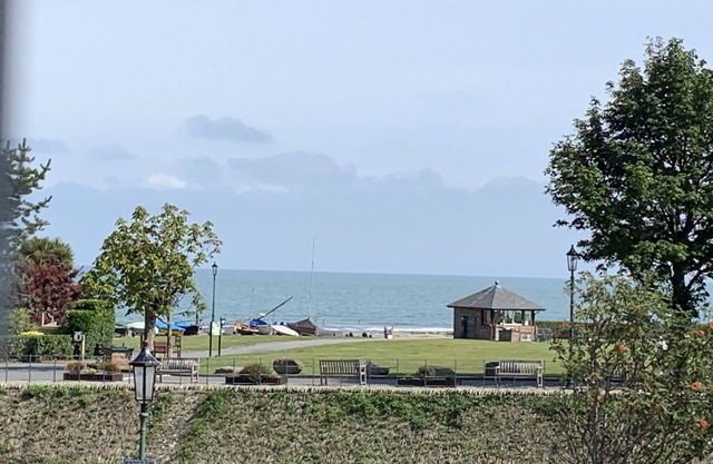 Llamada del cartero, Lynmouth, con vistas al mar