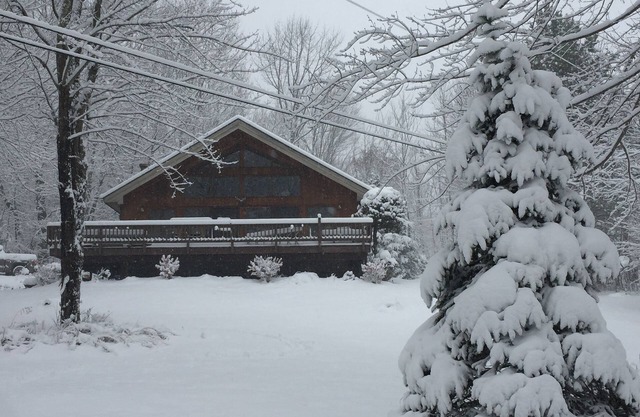Chalet País privada con magníficas vistas de Invierno