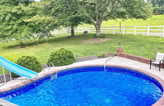 Private Pool Still Open at The Redemption Ranch: fire pit, sunroom