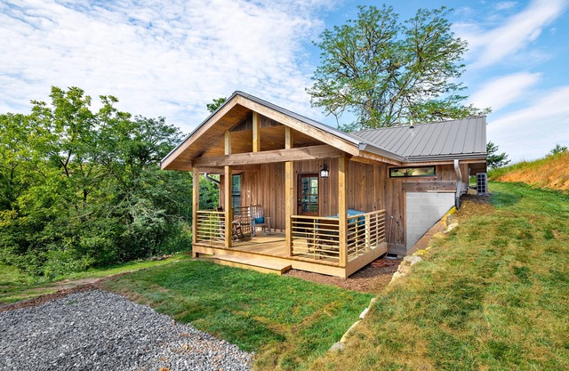 Private Quiet Mountain Modern Cabin! 25 mins from Downtown Asheville