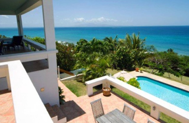Villa privada, en 3/4 acres con vista al Caribe