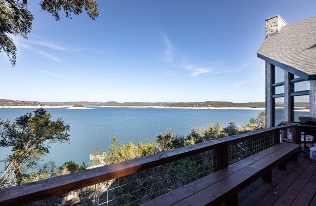 Right on Medina Lake! Your large Deck overlooks the lake.