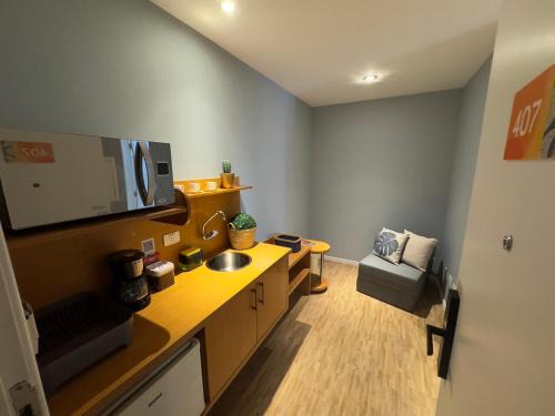 Rio Hotel by Bourbon - Conforto e Praticidade Apartamento até 3 no Batel
