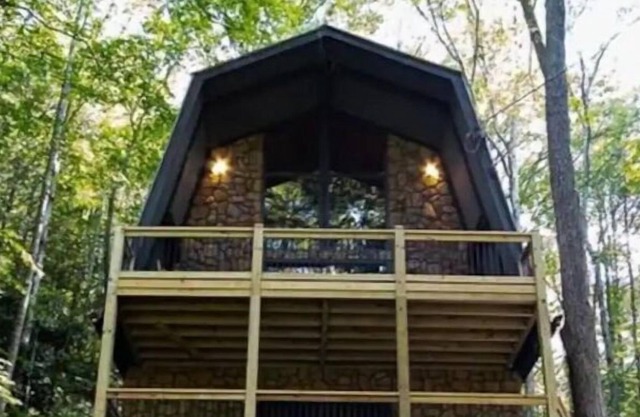 River Run: A-Frame Cabin by the Smoky’s on 5 Acres