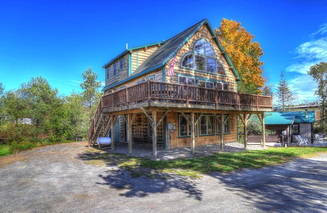Casa de madera con todo el confort y las comodidades que pueda desear