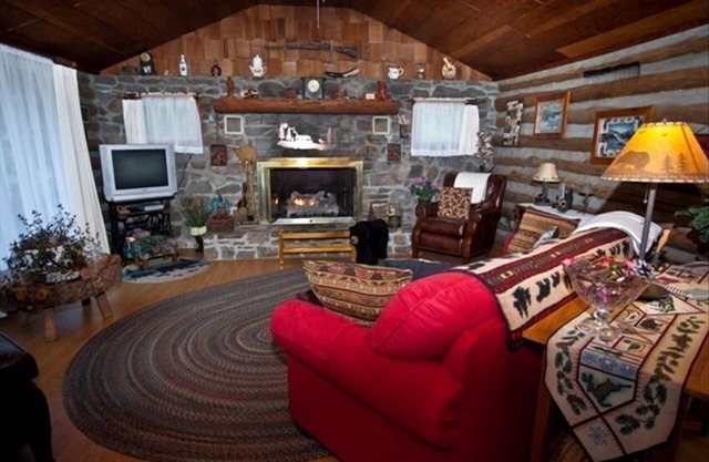 Rustic Cabin Castaño Iniciar Cerca Mt Pisgah