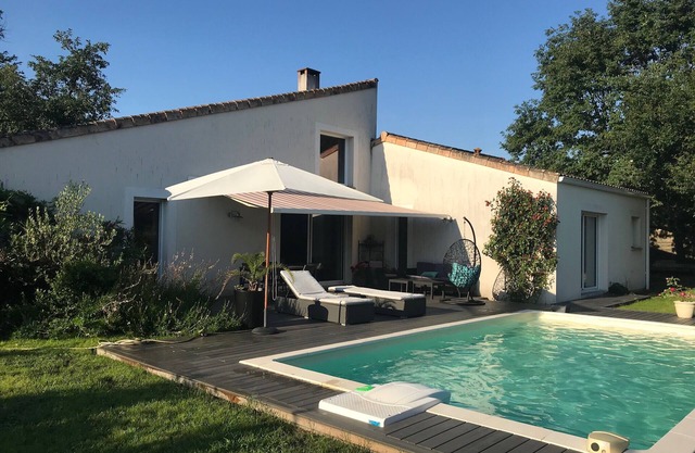 Gran chalet moderno, tranquilo y cómodo - chauffée- piscina cerca de Burdeos - 10 P.