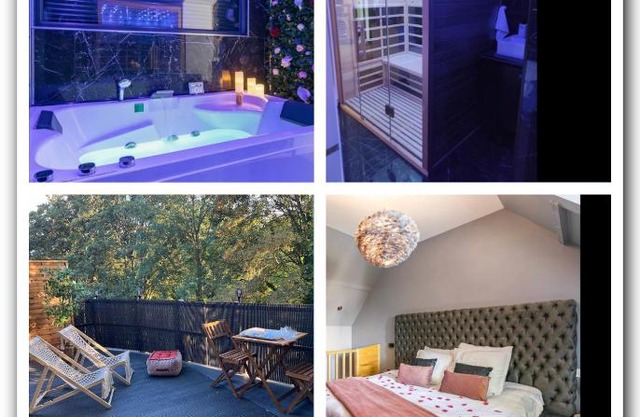 Sauna, jacuzzi, terrasse et parking