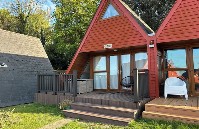 Lodge de estilo escandinavo