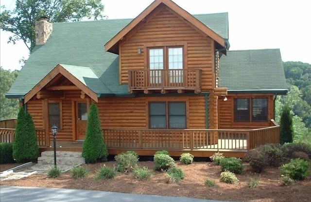 Log Cabin escénica en 12 Acres
