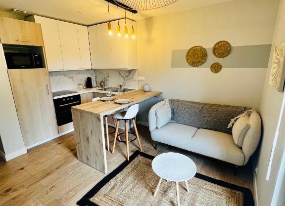 Scorfel Lodge, Maison bleue, Terrasse, 1km mer