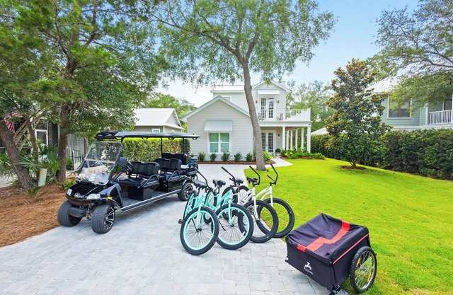 Charming Seacrest Pearl Coastal Retreat – Peaceful Getaway | Golf Cart, Private Pool, Close to Beach