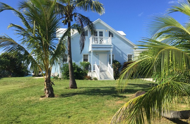 Frente al mar, La Casa Azul, Isla Russell, Spanish Wells, Eleuthera, acceso al agua