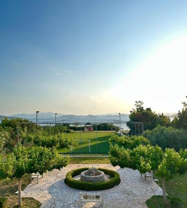 Seaside Villa with Private Football Pitch