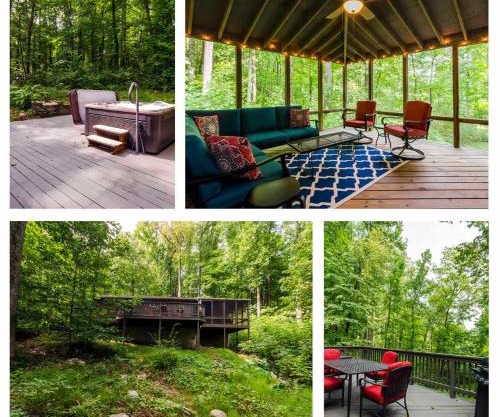 Secluded Oasis w Hot Tub, Screened-in Porch, WiFi!