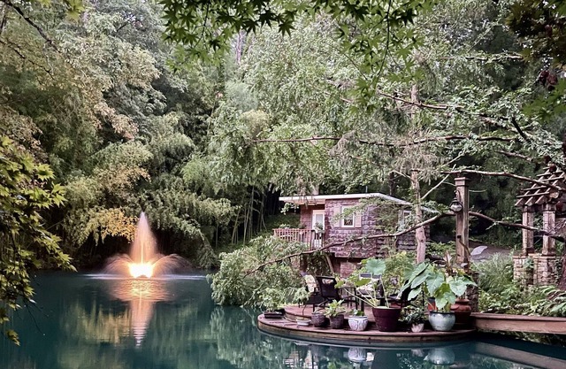Serene Lakefront Bamboo Bungalow