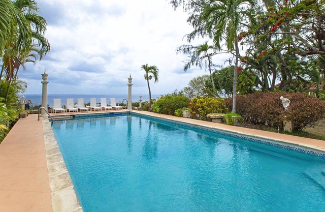 Shangri La is a stately single storey holiday villa in Barbados that sleeps up to eight guests