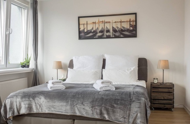 Skyline-Apartment mit Blick auf Essen