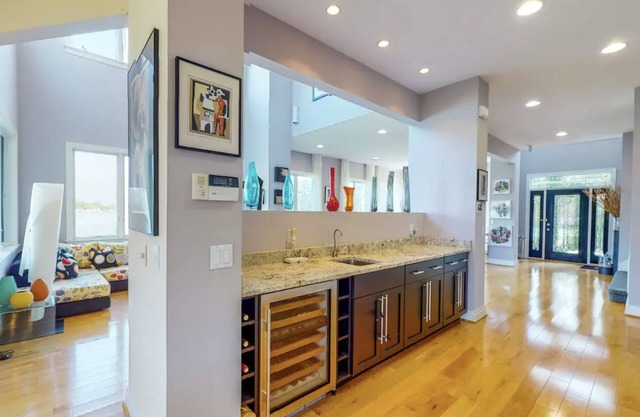 Spacious, family-friendly home; vast outdoor space on the water w/ private dock