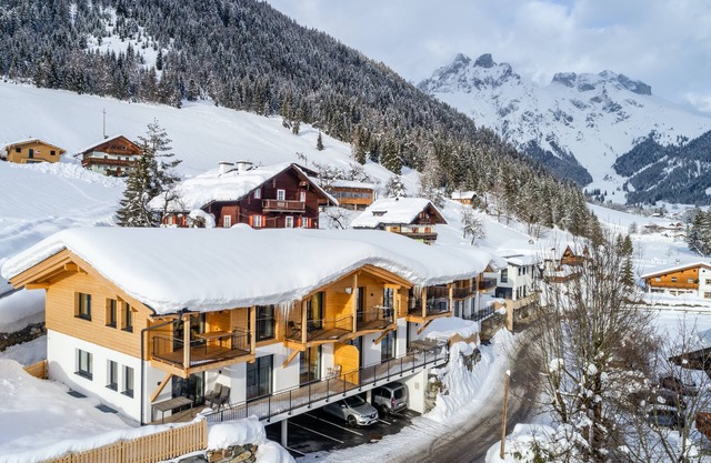 Spacious & luxurious apartment with sauna near ski lift
