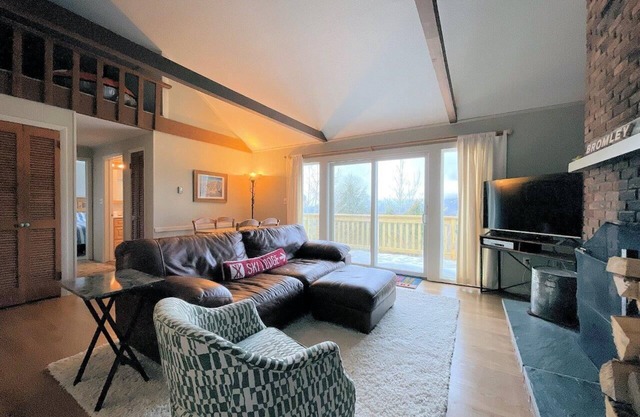 Spectacular views from this trailside, Spruces condo at Bromley