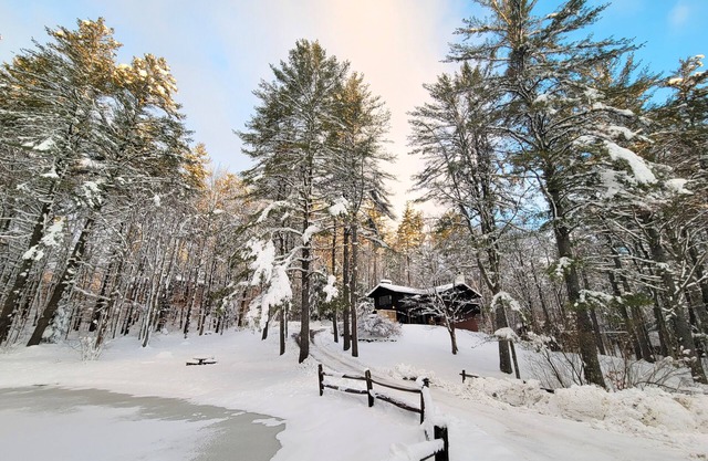 Stratton Ski Chalet: Spacious Modern Oasis w/Hot Tub, Fireplace, Pond & BBQ Deck