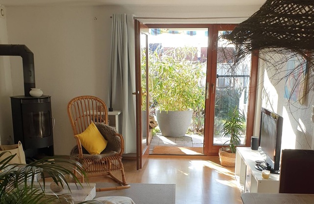 Studio 22 comfortably newly renovated with sauna, fireplace and terrace fitness equipment