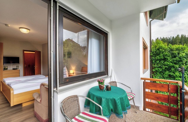 Apartamento estudio 'Ferienwohnung B, 30 Qm' con terraza compartida, jardín compartido y Wi-Fi