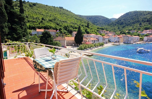 Apartamento-estudio en la playa Racisce, Korcula (AS-4341-a)