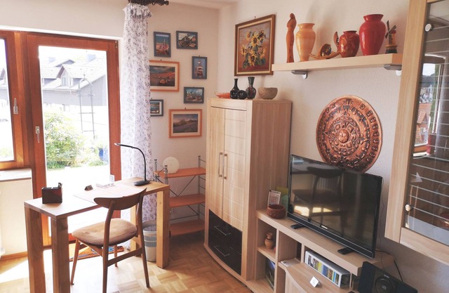 Estudio 'Haus Am Waldpark' con terraza privada, jardín privado y Wi-Fi