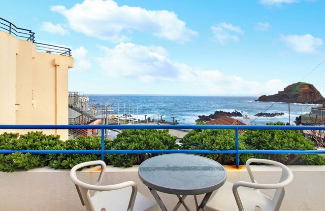 Estudio 'Ninho Gaivota' con Impresionantes Vistas al Mar, A/C, Wi-Fi y Balcón