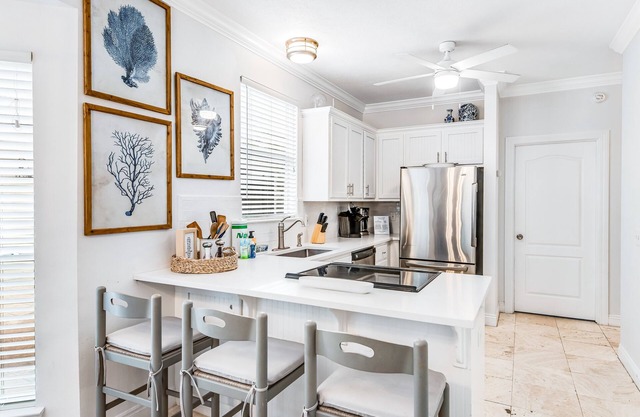 Stunning Home near Deeded Beach w/ Golf Cart, Fast WiFi, Patio, AC & 2 Bikes