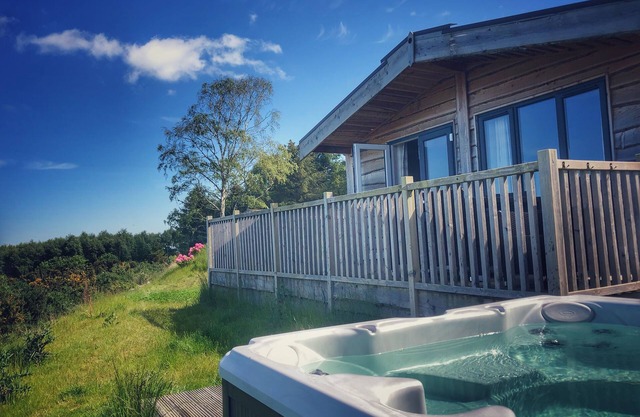 Impresionantes vistas desde el jacuzzi, idílico, elegante y privado.