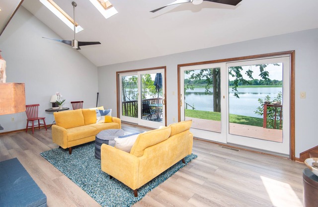 Stylish Home on the Choptank River (with Tidal Beach)