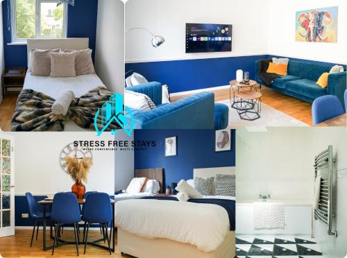 Stylish House Sleeps 9 With Garden in Putney