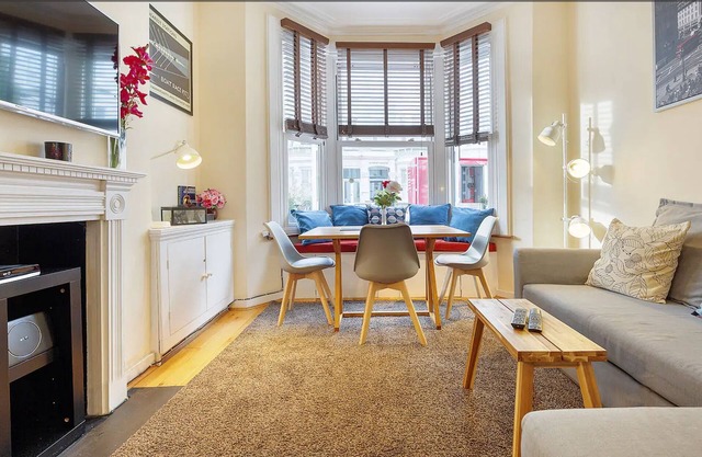 Elegante apartamento independiente Garden Garden Apartment en el moderno SW6 de Londres,