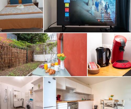 Superbe appartement 1min métro7 Rez-de-chaussée
