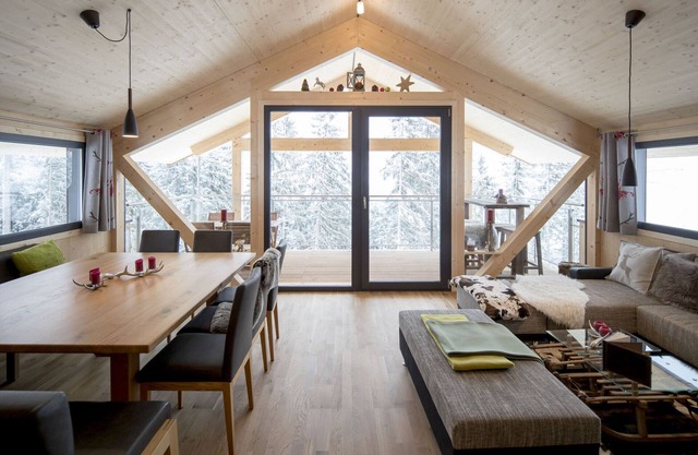 Superior Chalet # 13 with sauna & bathtub inside