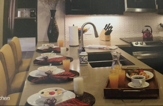 Rodeado de pinos y montañas!