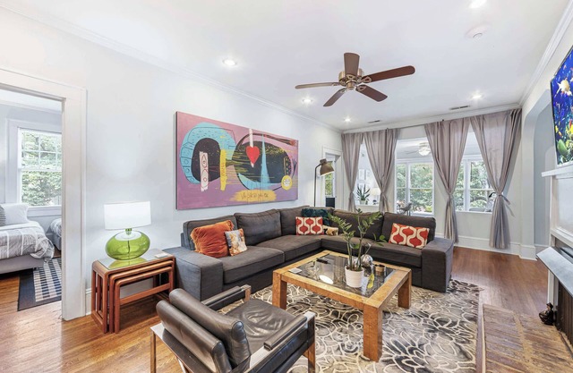 500 Queens #6: Modern 2BR in Myers Park w/ porch