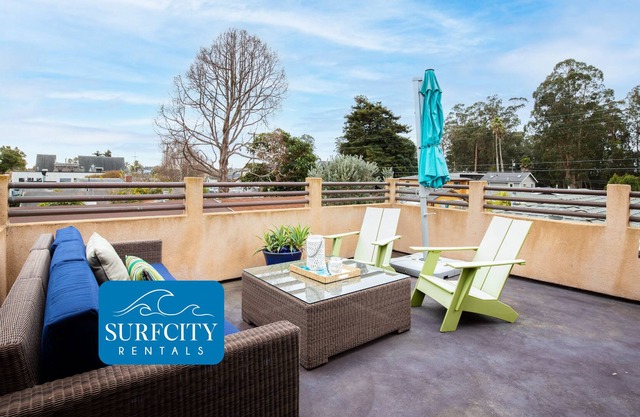 Tastefully furnished with a modern yet comfortable design in Pleasure Point Cottage.