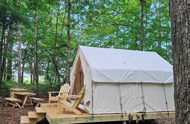 Tentrr Signature Site - Reflection Tree Art Farm Forest site