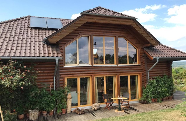 La cabaña de madera finlandesa para el bienestar y el disfrute.